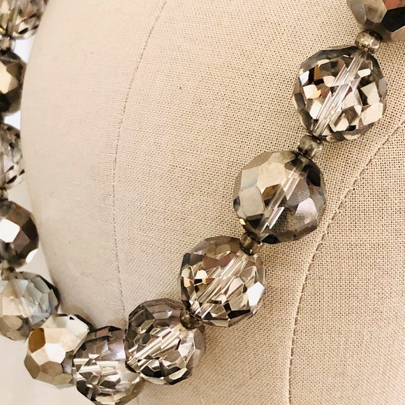 Vintage Crystal Necklace & Peacock AB Earrings 🦚 - Picture 11 of 12